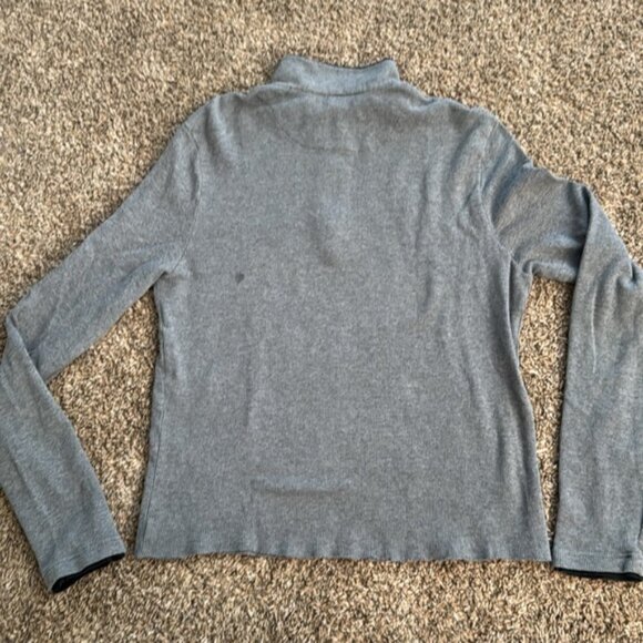Michael Kors Men’s Half Zip Pullover Sweater Grey Size Large - Picture 5 of 9